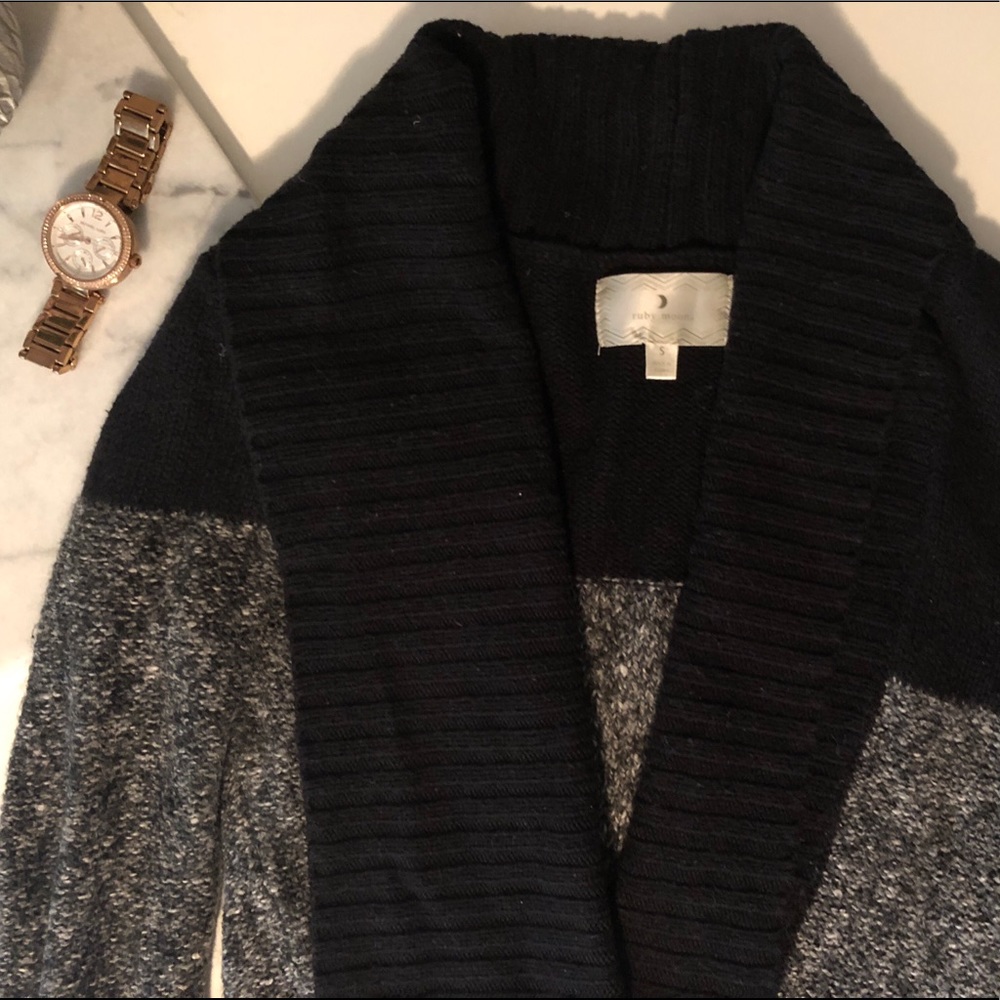 Warm knit cardigan